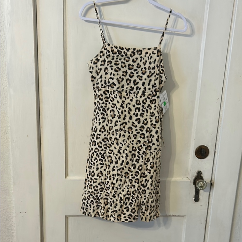 Rare Editions Animal Print Mini Dress